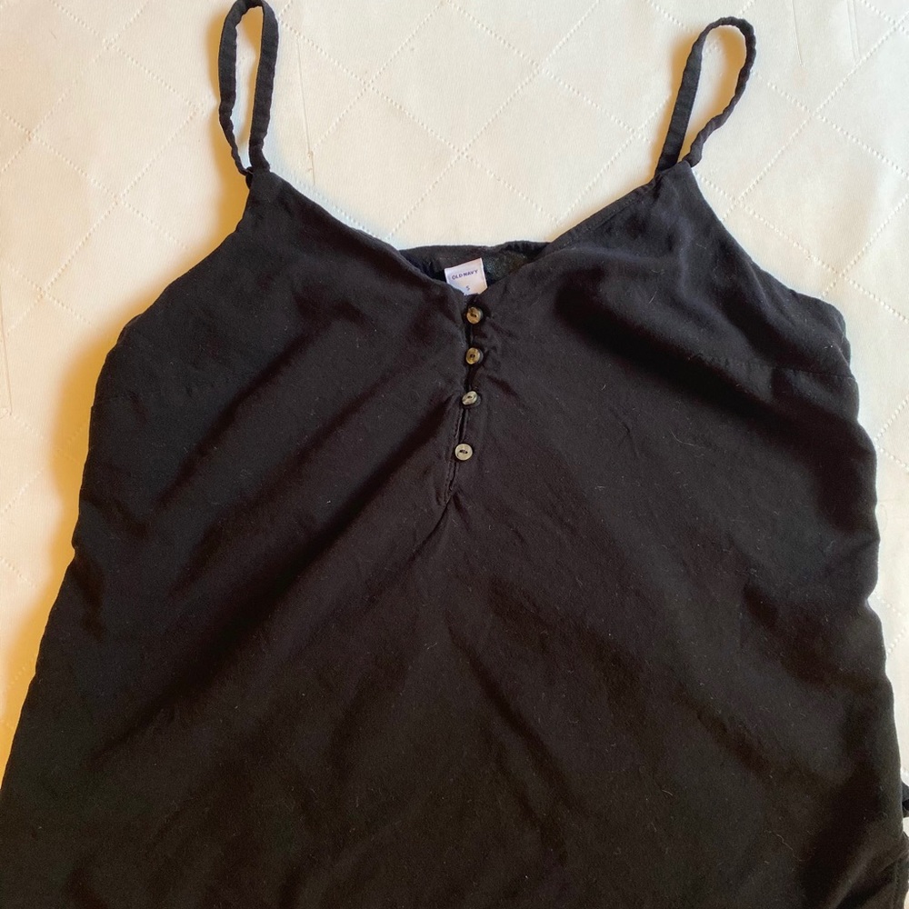 Black camisole/cropped Tank Top
